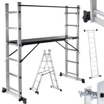 Mobile Aluminium Arbeitsbühne / Multifunktionsgerüst Mit Rollen - Maxcraft
