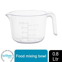 Gastromax - Clear Transparent Food Mixing Bowl With An Easy-to-pour Spout 0.8 L