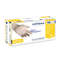 Guantes De Trabajo De Látex Sin Polvo Reflexx R46 - Xl