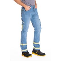 Rica Lewis Jeans Reflektor-stretch-arbeitshose Claro 58