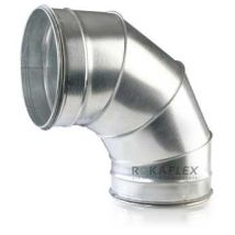 Bogen DN250 – 90° – verzinkter Stahl – mit Dichtung