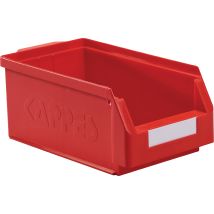 Cestino Portaoggetti L350xp200xh150mm Pe Rosso Kappes