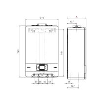 Riello Caldaia A Condensazione Family 25 Kis Low Nox 20 Kw Metano Completa Di Kit Scarico Fumi Hybrid E Defangatore Omaggio