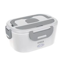 Noveen Lb715 Elektrische Lunchbox In Weiß Und Grau