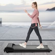 Zusammenklappbares 2-in-1-laufband Für Zu Hause, Zusammenklappbares Laufband Mit Bluetooth-lautsprecher, Handyhalterung Und Fernbedienung, Geräuscharm