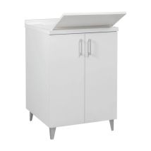 Mobile Lavatoio Doppia Anta 'woody Top' Cm 60 X 50 X H.87