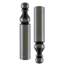 Bros - Par De Tapas De Enchufe Rústicas N°16 Para Enchufe Ø13 H.80mm Hierro Negro - Cf-16-a-1380-5