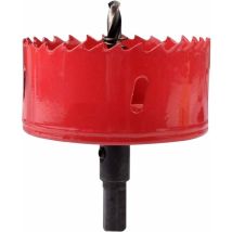 Ahlsen Sierra De Corona Bimetálica M42 Hss De 95 Mm Sierra De Tres Coronas Para Hierro, Aluminio, Madera, Placas De Yeso, Tuberías, Plástico Y 