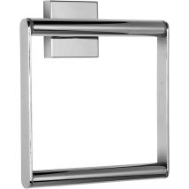Croydex - Flexi-fix Glass Bathroom Shelf, Chrome, 62cm Length - Chester