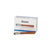 Bohle Glasschneider Nr. BO 100.0 – 6 Schneidrädchen – Wechselbares Schneidrad – Max. Schneidstärke 6 mm – Holzgriff