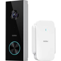 Aosu - V8p Video Citofono Wlan Kit Completo 1 Pezzo Grigio, Bianco