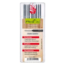Estuche 10 minas Dry PICA 4050/SB – Grafito H – Ideal para carpinteros y trabajos de precisión