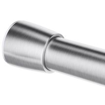 Idesign 78470eu Asta Tenda Doccia, Metallo, Argento Opaco, 66-107 Cm
