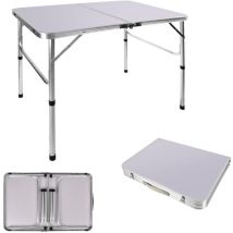 Table De Camping Pliante, 2 Types De Hauteur Réglable (37/67 Cm), Table De Pique-nique De Camping Portable, Adaptée Au Camping, Aux Rassemblements, 