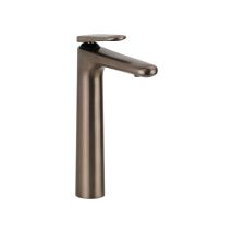 Mitigeur Monocommande De Lavabo Haut De Gamme En Pvd Platine Satiné Avec Vidage Clic-clac Paini Stone 95p7211llsr Pvd Satin Platinum