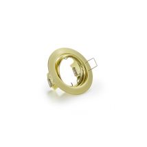 Trio Lighting - Orientable Factory Installed Jura Rotondo Attacco Gu10 Color Ottone 650100108