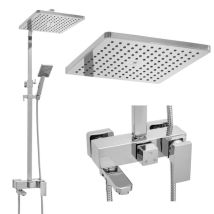 Viking Choice - Conjunto De Ducha - Con Grifo De Baño - Ducha De Mano - Y Ducha De Lluvia 30cm