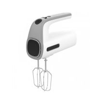 Taurus Station Grau Mixer 300 W – 5 Geschwindigkeiten – Ergonomisches Design – Edelstahl-Schneebesen und Knethaken – BPA-frei