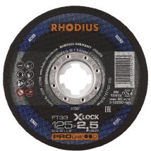 Rhodius Abrasives - Rhodius Ft33 X-lock 211287 Kit Dischi Da Taglio 25 Pz. Acciaio