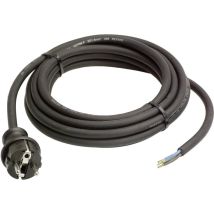 As Schwabe Cable De Conexión De Goma 15 M Negro 3g1,5