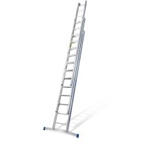 Mauderer Bavaria Schiebeleiter 925 Mit Klapptraverse 3x12 Dreikantsprossen