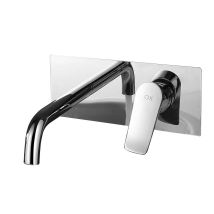 Kibath - Grifo Empotrado De Lavabo Monomando Rei Acabado Cromo Brillo Fabricado En Latón
