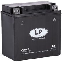 Landport Sla-batterie Ytx14-3 12v 12ah 150x87x146mm Wartungsfrei