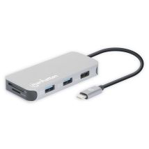 Manhattan Usb-c 8-in-1 Dockingstation Hdmi Rj45 3xusb-a (130615)