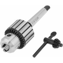 Mandrin Mt2-b16 1-13 Mm, Mandrin De Perçage En Acier Au Carbure 13 Cone Cm2 Clé De Mandrin De Perçage Mandrin De Perçage De Clé D'Engrenage Avec 