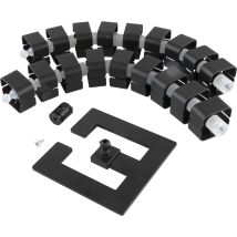 Orbit Sl 750 Kabelschlange, Kabelkanal Kabelmanagement Kabelorganisation + Flexible Formführung + Kunststoff, Schwarz, 580-750 Mm