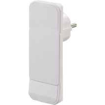 Nvb 104553 Spina Piatta Di Sicurezza Plastica Con Espulsore 230 V Bianco Ip20