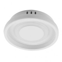 Deckenleuchte 20w 3000-4000-6000k Elma Weiß 5,5x21x21 Cm 1900 Lm Mit Lichtfarbspeicher