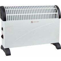 Bodenkonvektor 2000W 3 Leistungsstufen Überhitzungsschutz Breite 53 cm Höhe 38 cm Tiefe 20 cm WESTIM