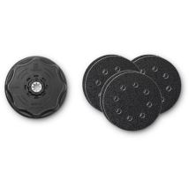 Fein – Starlock Sanding Set 115mm – 1 Sanding Disc, 2 Sanding Sheets – Compatible with Fein & Bosch Multi-Tools