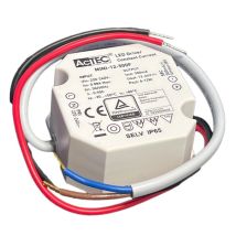 Mini Led Driver Ip65 Corrente Costante 500ma 12v-24v 12w 50x48x24mm
