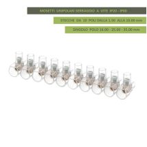 10pz Forbox Stecca Morsetto Elettrico Cappuccio Connettore Isolante 1.5 Mm
