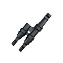 Conector Tipo Mc4 Con Derivación Fija 2 Cables En 1 Kcf-06-1000t2-m De Temper