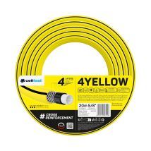 Cellfast - Manguera De Jardín 4yellow 4 Capas Diámetro De 5/8'(15mm) Y Una Longitud De 20 Metros
