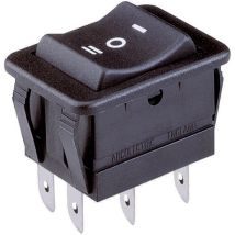 H1570 VB AAA Wippschalter 250 V/AC 16 A 2 x Ein/Aus/Ein Arcolectric