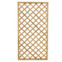 Grigliato in Legno di Pino Impregnato 120x180 cm – Traliccio per Giardino – Wellton