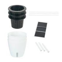 Set Aus Drei Töpfen Mit Bewässerungssystem, Ø 13 Cm