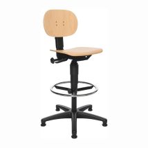 Arbeitsdrehstuhl Tec 11 Bodengleiter + Fußring - 72210 Ho1t - Topstar