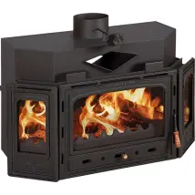 Kamineinsatz Prity Tc 16 Kw A+ Gusstür Ø200 Mm 150 Kg