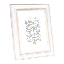 Deknudt - Frames Cornice Portafoto In Legno, Modello Base., Legno, Bianco/beige, 13 X 18 Cm