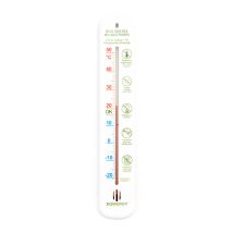 Thermomètre de jardin – Thermomètre à alcool – Graduation -20 à +50 °C – Précision 1°C – Brannan