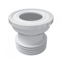 Starrer Toilettenschüsselanschluss 110 mm – Gummidichtung – 5 Gummikegel – Kompatibel mit 110 mm WC-Becken