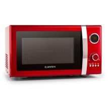 Klarstein Fine Dinesty 2-in-1 Mikrowelle - Retro Mikrowellenofen Mit Grill, Metall-gehäuse, 23l Garraum, 800w Mikrowellenleistung, 1000w Grillleistung