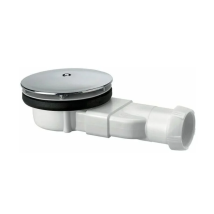 Extra-flat Abs Dome Shower Drain 30720138, White