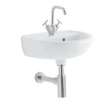 Lavamani Pozzi Ginori Jesolo 2 – Ceramica Bianca – Design Moderno con Linee Morbide