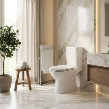 Wc Sur Pied Monobloc En Céramique 36,5x66,5 Cm - Gemma 2 Ceramica Dolomite
